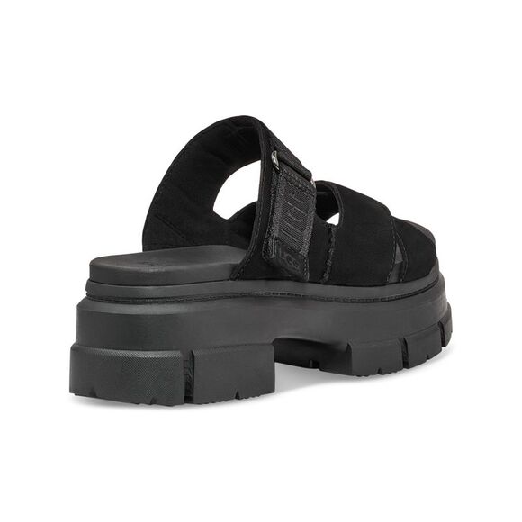 UGG Womens Black Straps 2Platfrom Ashton Open Slip On Slide Sandals Shoes 11 - Picture 2 of 4